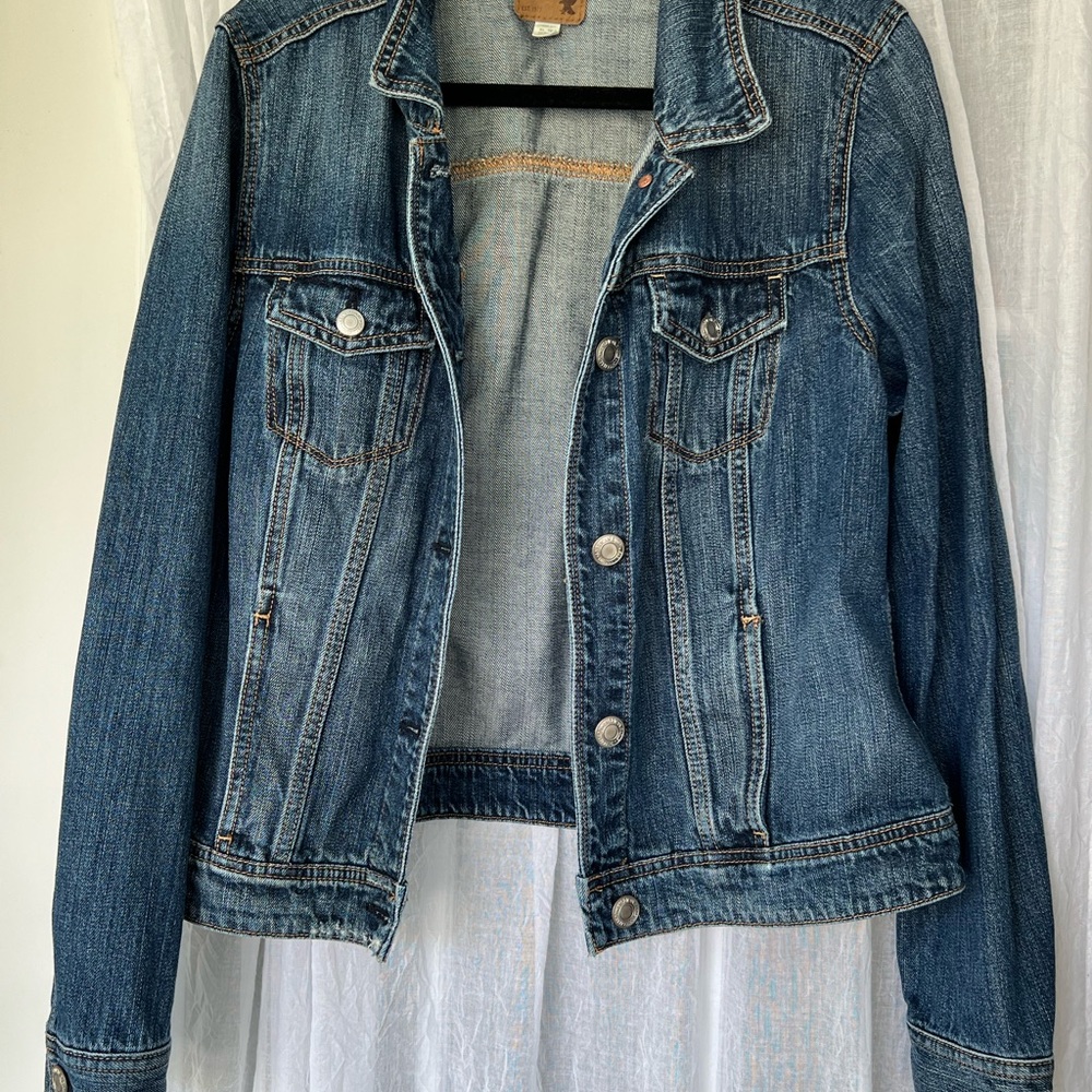 Denim jacket womens L